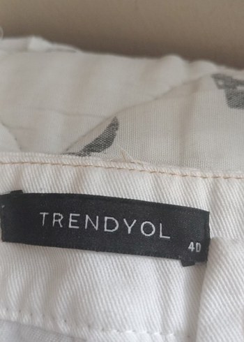 Bej Kemerli Kadın Keten Pantolon - Görsel 3