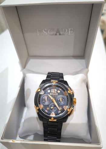 Siyah Renkli Escape Erkek Biker Saat - Görsel 5