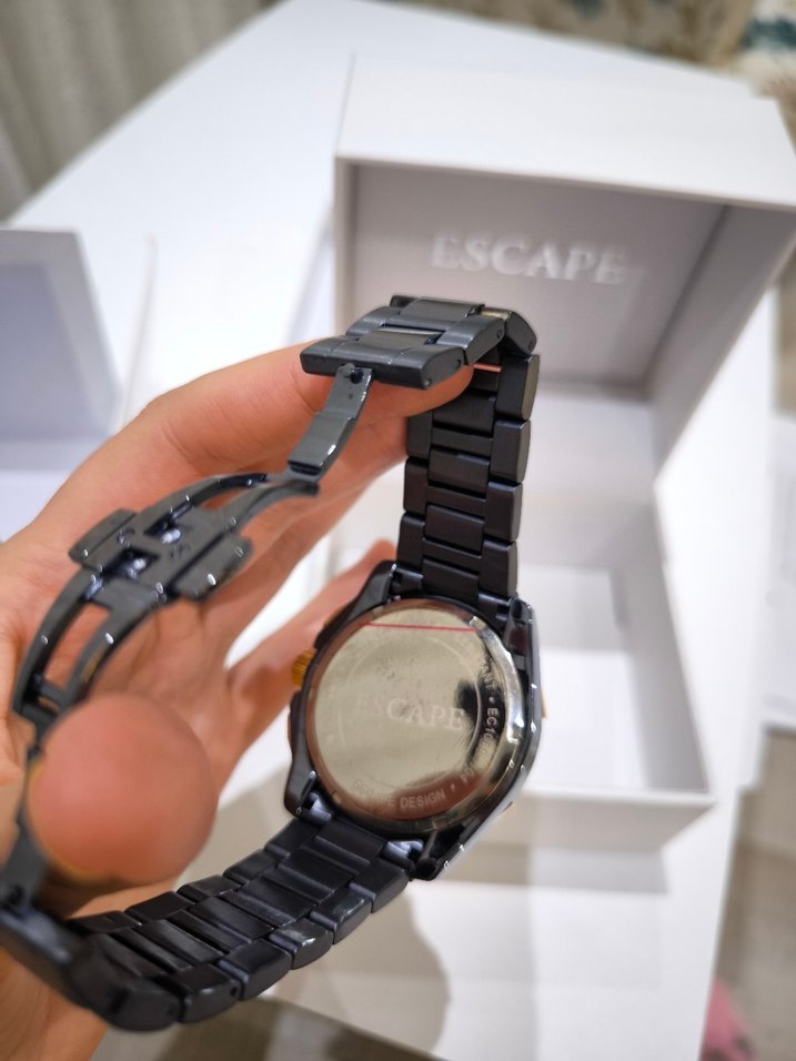 Siyah Renkli Escape Erkek Biker Saat - Görsel 3