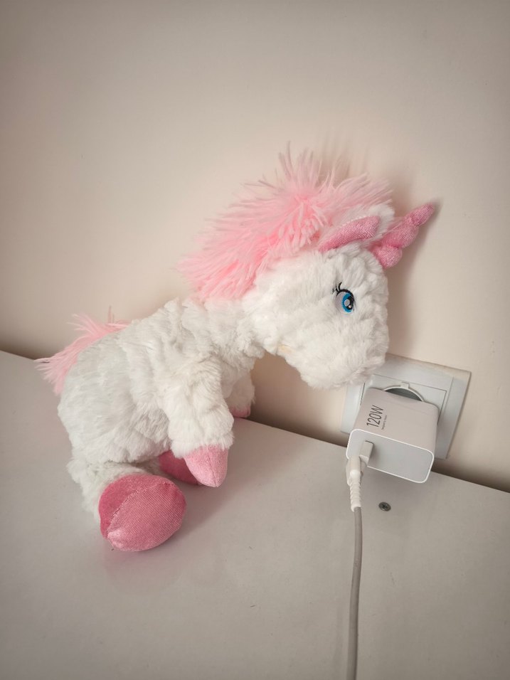 Pembe Unicorn Peluş Oyuncak - Görsel 4