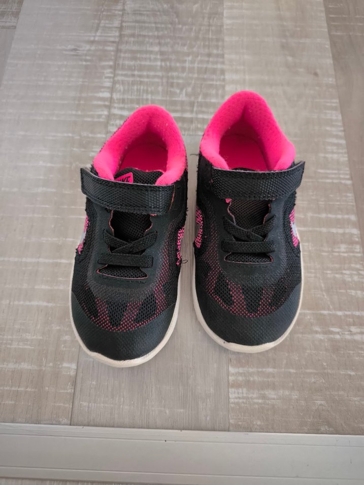 Kız Çocuk Pembe Nike Sneaker Velcro - Görsel 4