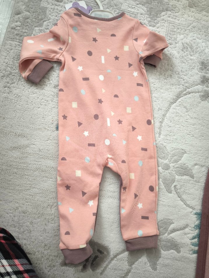 Pembe  Bebek Kız Tulumu Etiketlidir. - Görsel 3