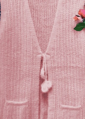 Gri ve pembe son 2 adet Kadın Yelek - Görsel 2