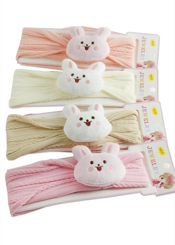 Pastel Renkli Lastikli Çocuk Saç Tokaları - Görsel 7