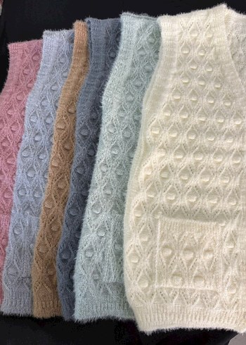 Nakışlı Pastel Renkli  çeyiz yeleği - Görsel 2