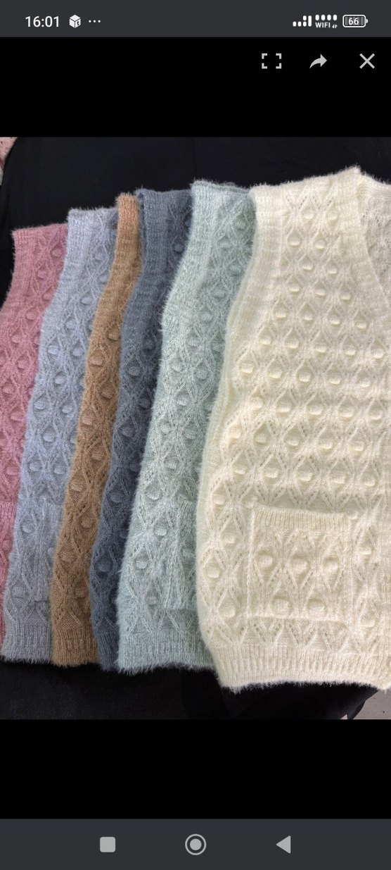 Nakışlı Pastel Renkli  çeyiz yeleği - Görsel 2