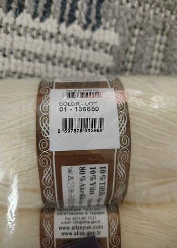 Alize Pudra El Örgü İpi 5li Paket adet fiyatı 80 - Görsel 10