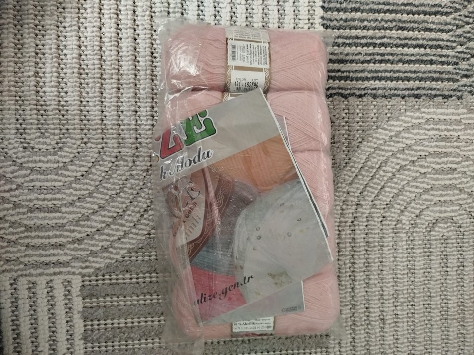 Alize Pudra El Örgü İpi 5li Paket adet fiyatı 80 - Görsel 2