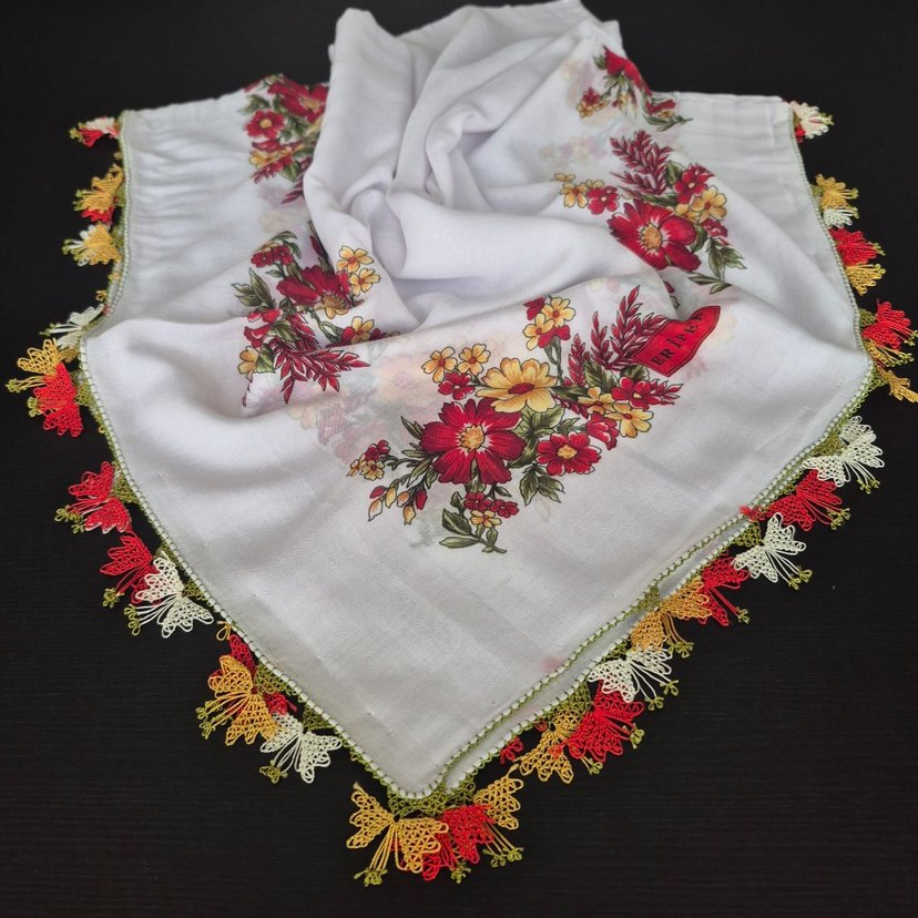 gelin bohçası çeyizlik iğne oyası yazma - Görsel 4