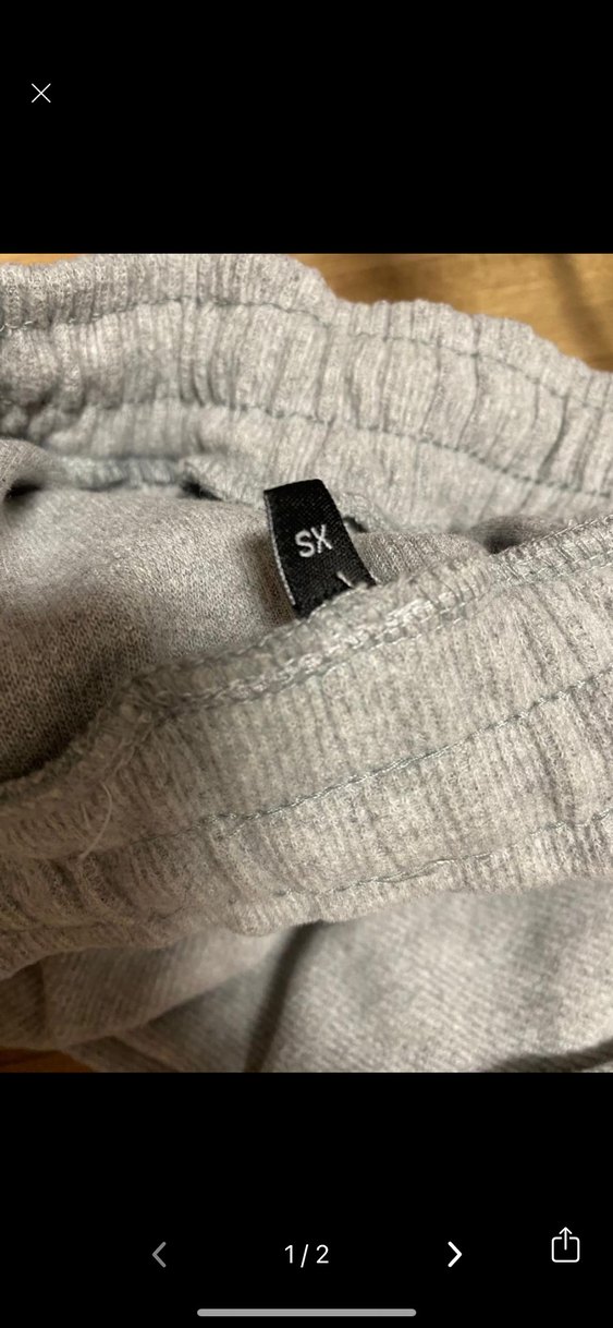 Gri Örgü Kadın Rahat Eşofman Altı - Görsel 2