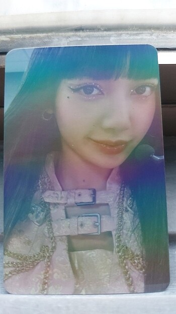 Beden 3 lisa 1 rose blackpink hologramlı ve simli orjinal fotokart