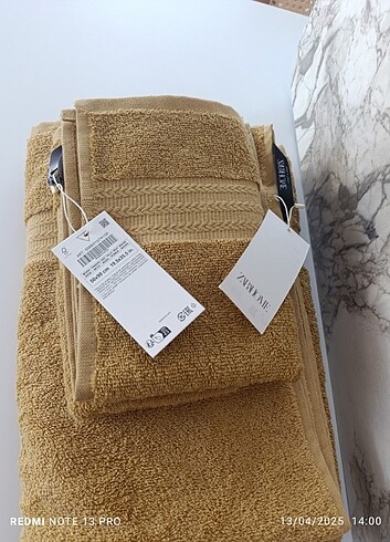 Zara home banyo havlu takımı 