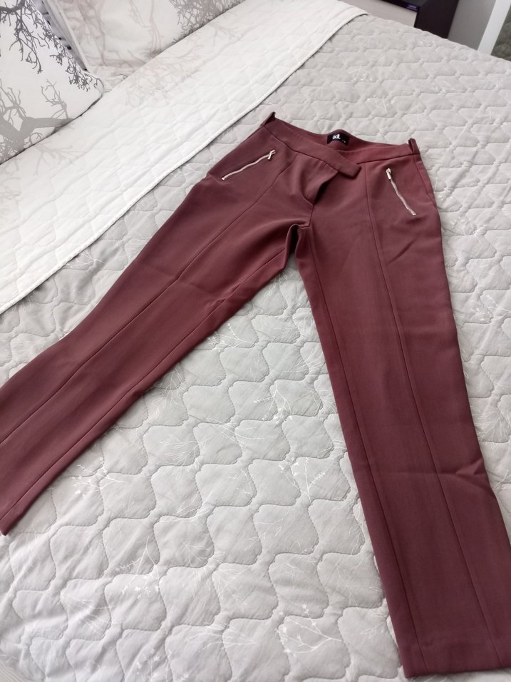 kahve Kadın Kumaş Pantolon - Görsel 2