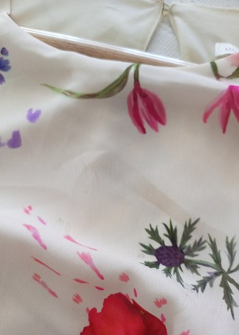 Bohem Çiçek Desenli Hamile Elbisesi - Görsel 7