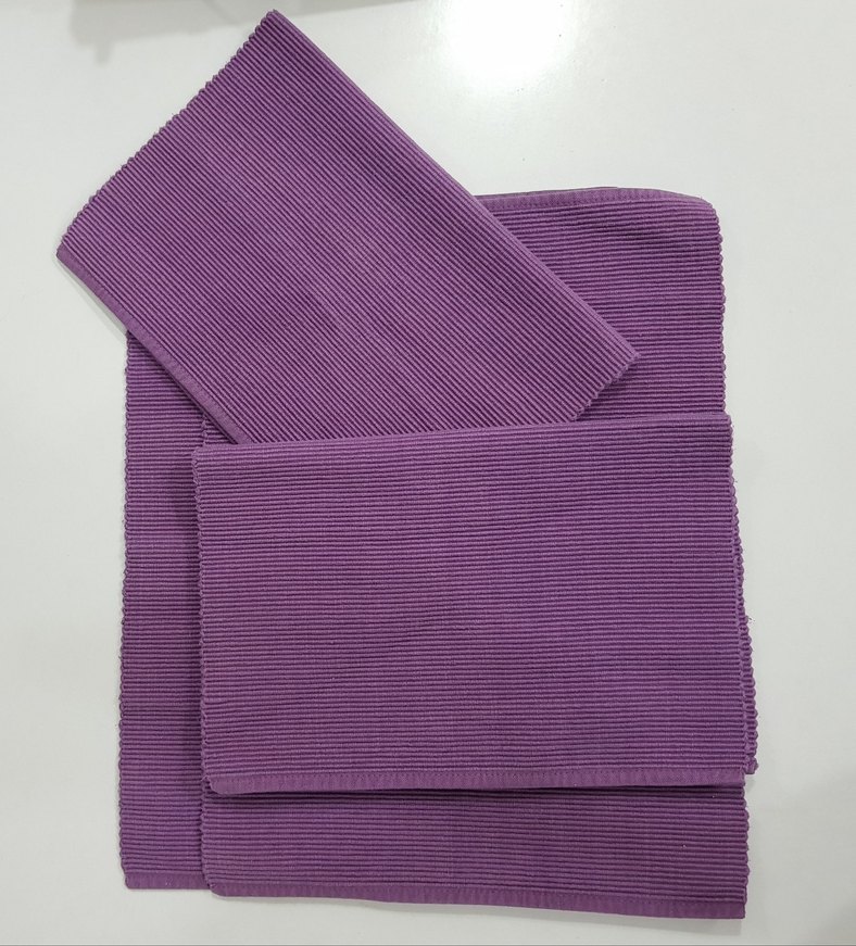 mor renkte 4 parça servis seti - Görsel 2