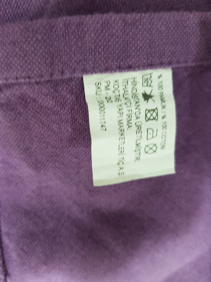 mor renkte 4 parça peçete seti - Görsel 3