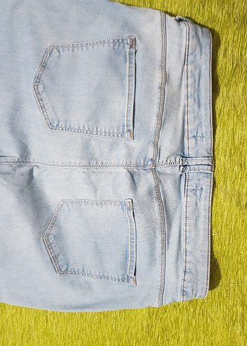 LCW elastanlı, açık mavi denim kadın bermuda - Görsel 4