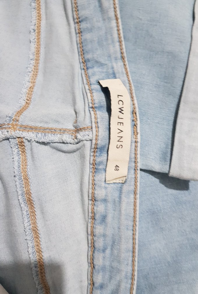 LCW elastanlı, açık mavi denim kadın bermuda - Görsel 3