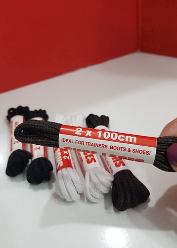 6 çift yeni ayakkabı bağı - Görsel 2