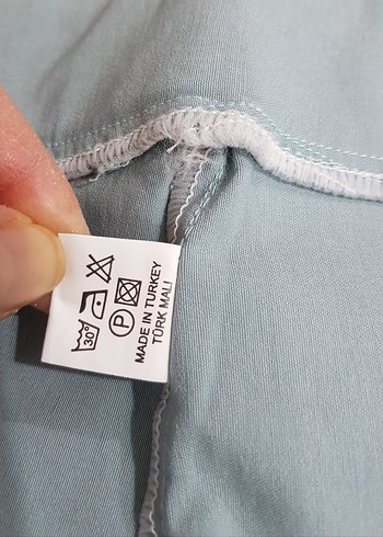 ŞANS tekstil, mavi, likralı, kadın diz üstü uzun şort - Görsel 4