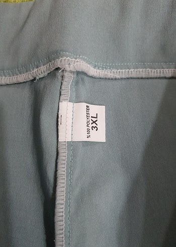 ŞANS tekstil, mavi, likralı, kadın diz üstü uzun şort - Görsel 3