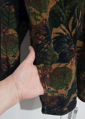 oversize kadın ince polar hırka, kapüşonlu - Görsel 5