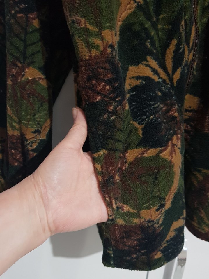 oversize kadın ince polar hırka, kapüşonlu - Görsel 5