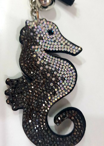 kristal süsleme denizatı anahtarlık veya çanta charmı - Görsel 2