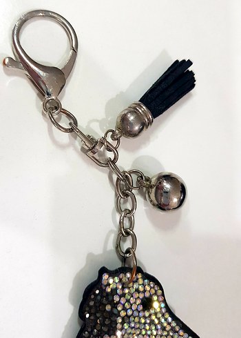 kristal süsleme denizatı anahtarlık veya çanta charmı - Görsel 3