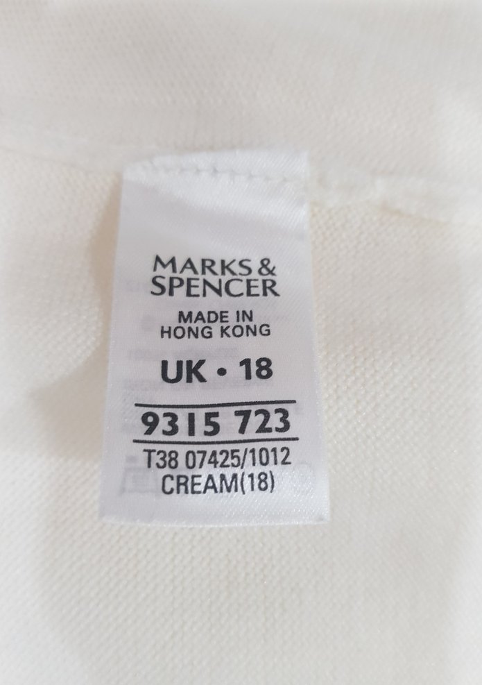 M&S yumuşak, bisiklet yaka, uzun kol, krem rengi kadın kazak - Görsel 5