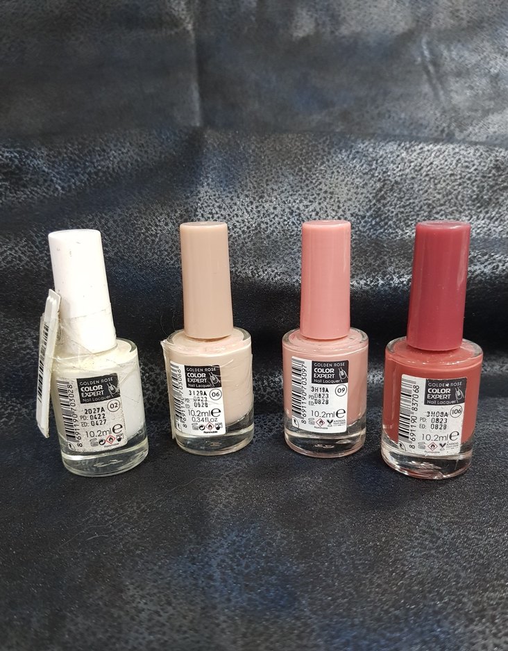 4 adet GOLDEN ROSE Color Expert oje, birlikte - Görsel 2