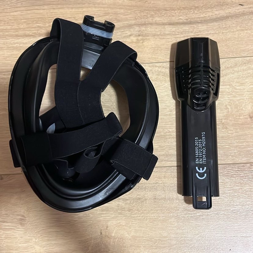 Voit Siyah Tam Yüz Dalış Maskesi L-Xl - Görsel 2