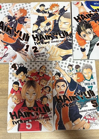Beden Haikyuu! manga1-5 set