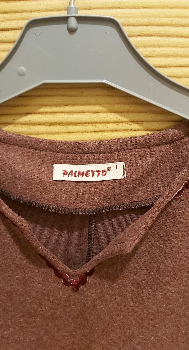 Bordo Uzun Kollu Triko Elbise - Görsel 2