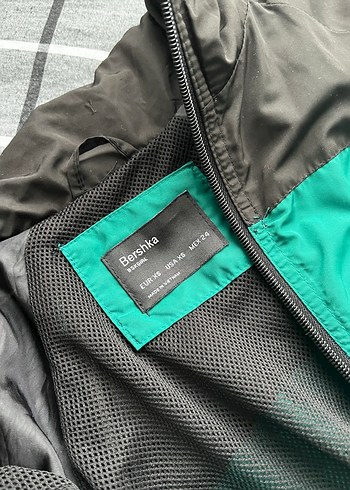 Kemerli Kısa Yeşil Spor Kadın Ceket - Görsel 4