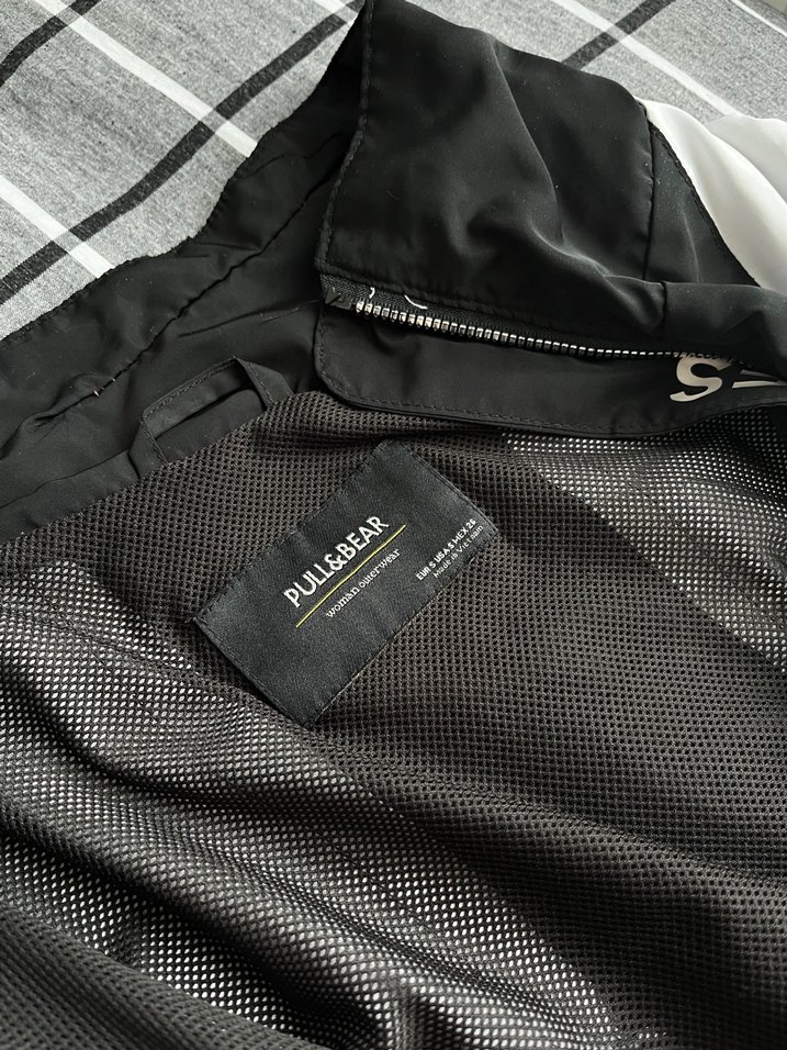 Kadın Siyah Spor Fermuarlı Ceket - Görsel 4