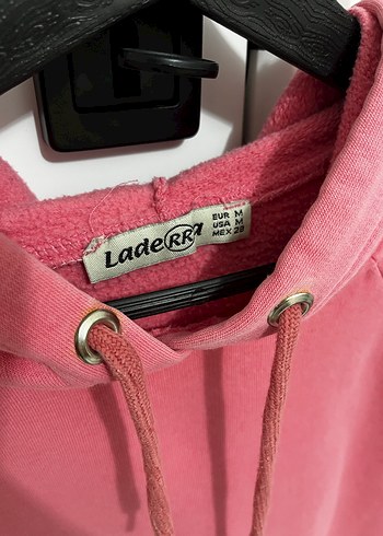 Kadın Pembe Kapüşonlu Sweatshirt - Görsel 2