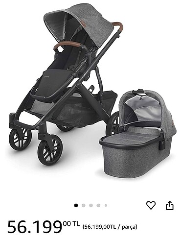 Uppababy Vista V2 Çok Temiz Bebek Arabası