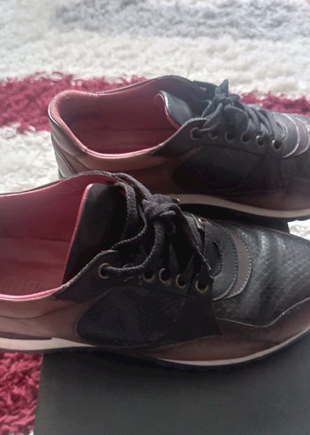 Kahverengi Erkek Spor Ayakkabı Bağcıkları - Görsel 3