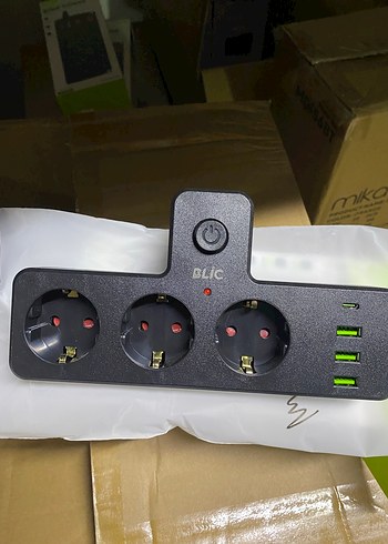 BLiC Termal Akım Korumalı Çoklu Priz 2500W - Görsel 3