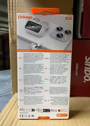 Linkage LR7 Kablosuz Beyaz TWS Kulaklık - Görsel 3