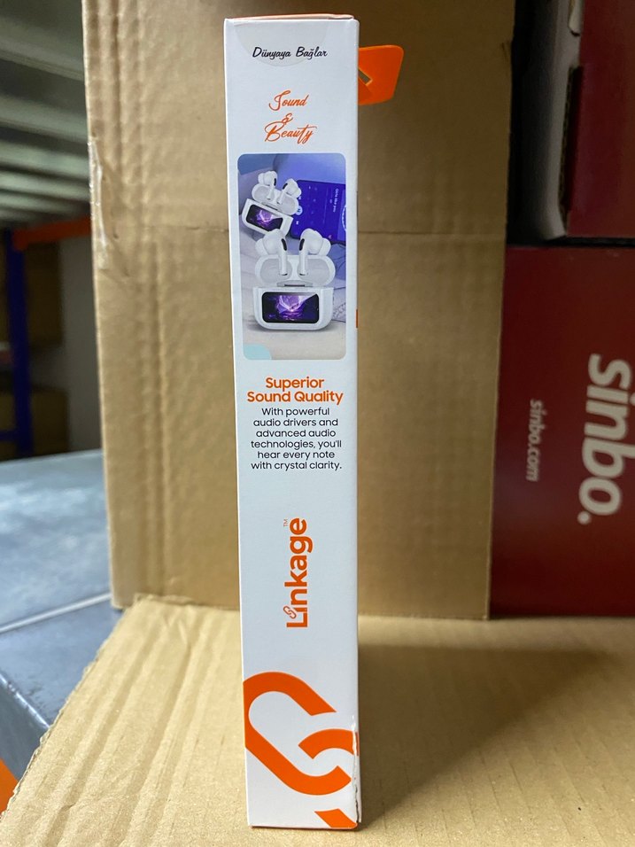 Linkage LR7 Kablosuz Beyaz TWS Kulaklık - Görsel 2