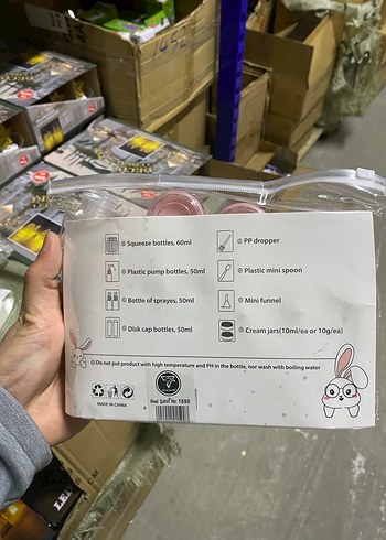 Renkli 11 Parça Seyahat Şişesi Seti - Görsel 2