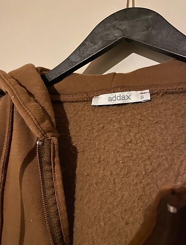 Addax addax oversize kahverengi kapüşonlu