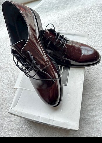 Bordo Rugan Erkek Klasik Ayakkabı - Görsel 2
