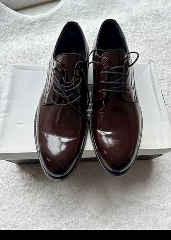 Bordo Rugan Erkek Klasik Ayakkabı - Görsel 3
