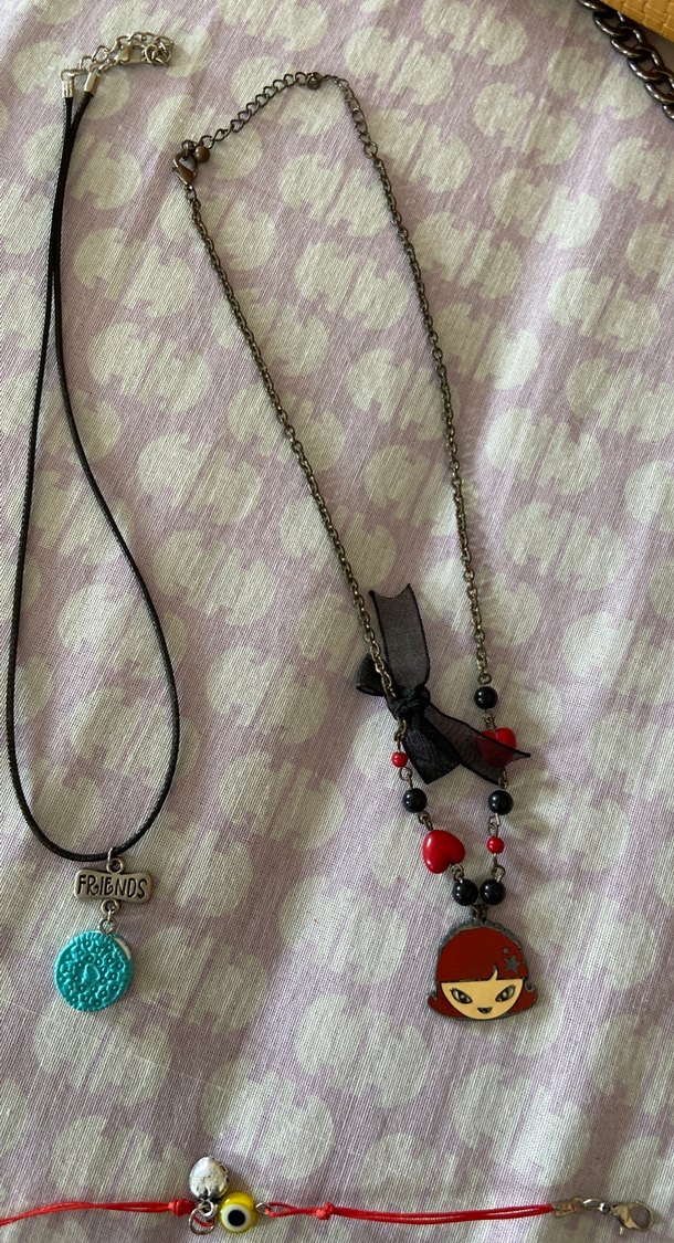 Renkli Bohem Nakışlı Boncuklu Kadın Kolye - Görsel 3