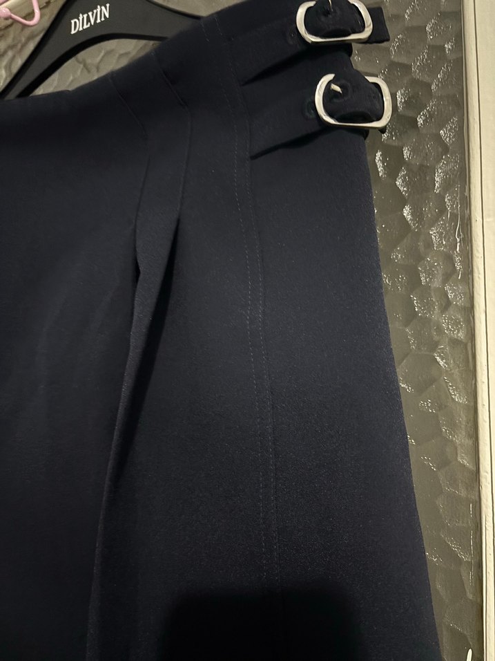 DeFacto Kadın Lacivert Etek - Görsel 3