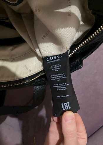 Beden Guess Siyah Deri Tokalı Kadın Çanta