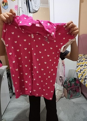 Kız çocuk polo yaka tişört 